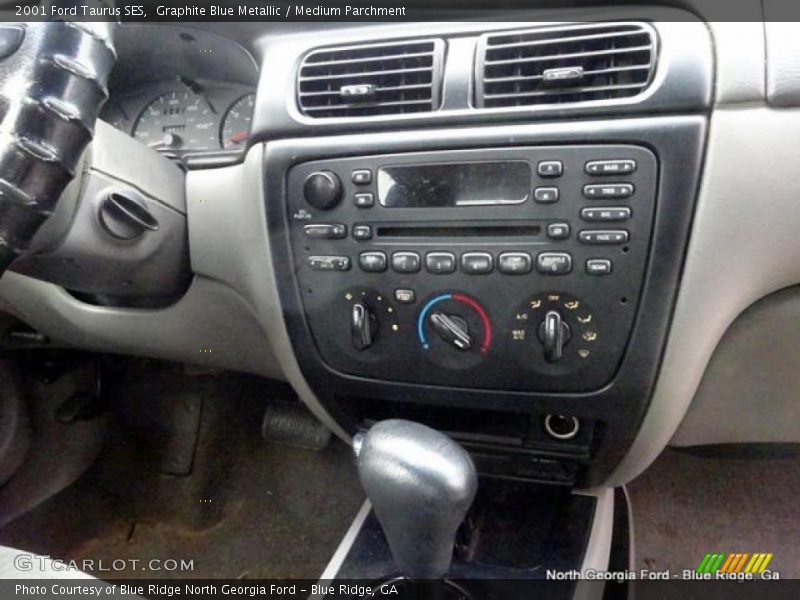 Graphite Blue Metallic / Medium Parchment 2001 Ford Taurus SES