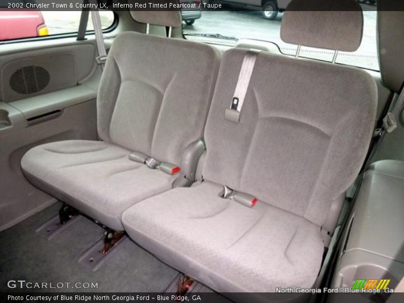 Inferno Red Tinted Pearlcoat / Taupe 2002 Chrysler Town & Country LX