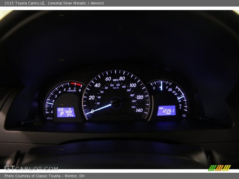 Celestial Silver Metallic / Almond 2015 Toyota Camry LE