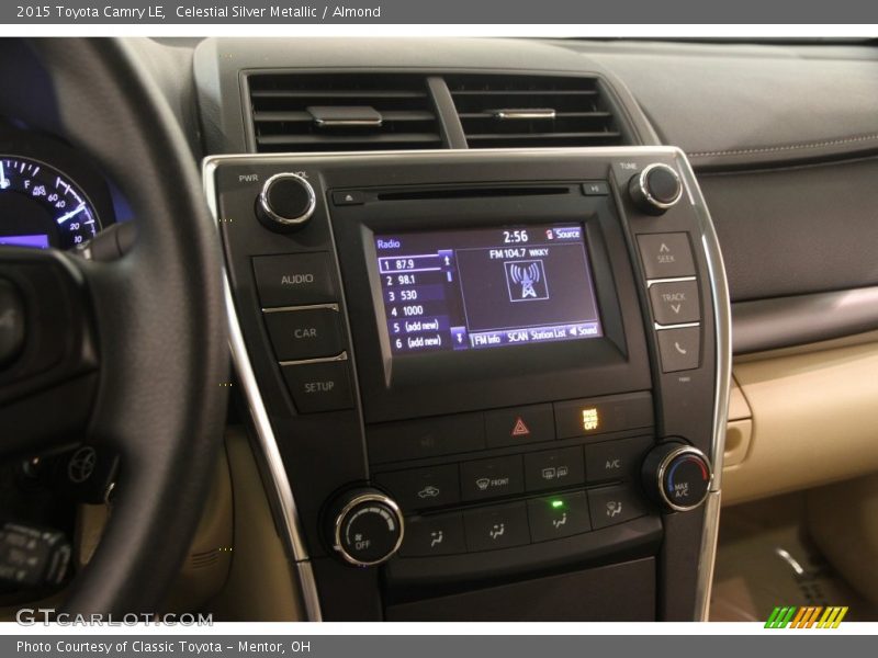 Celestial Silver Metallic / Almond 2015 Toyota Camry LE