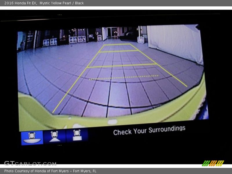 Mystic Yellow Pearl / Black 2016 Honda Fit EX
