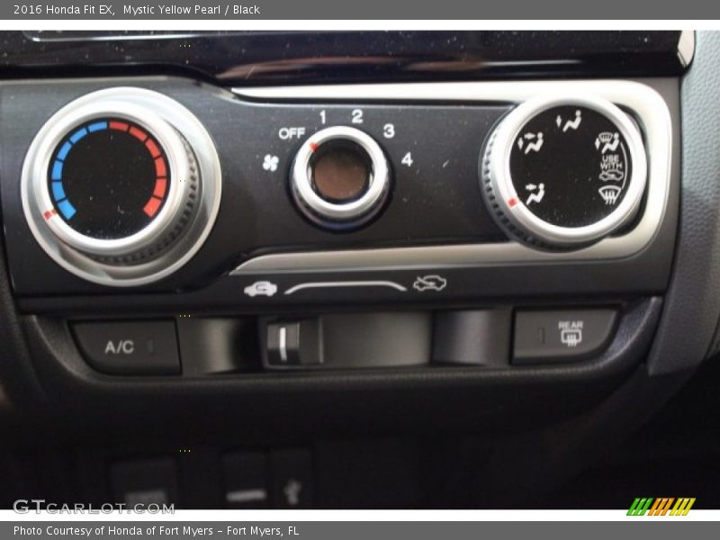Controls of 2016 Fit EX