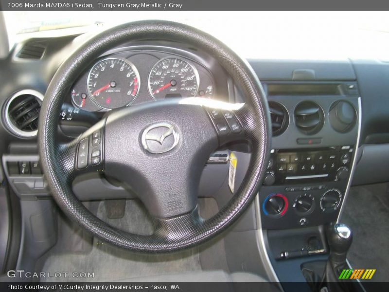 Tungsten Gray Metallic / Gray 2006 Mazda MAZDA6 i Sedan