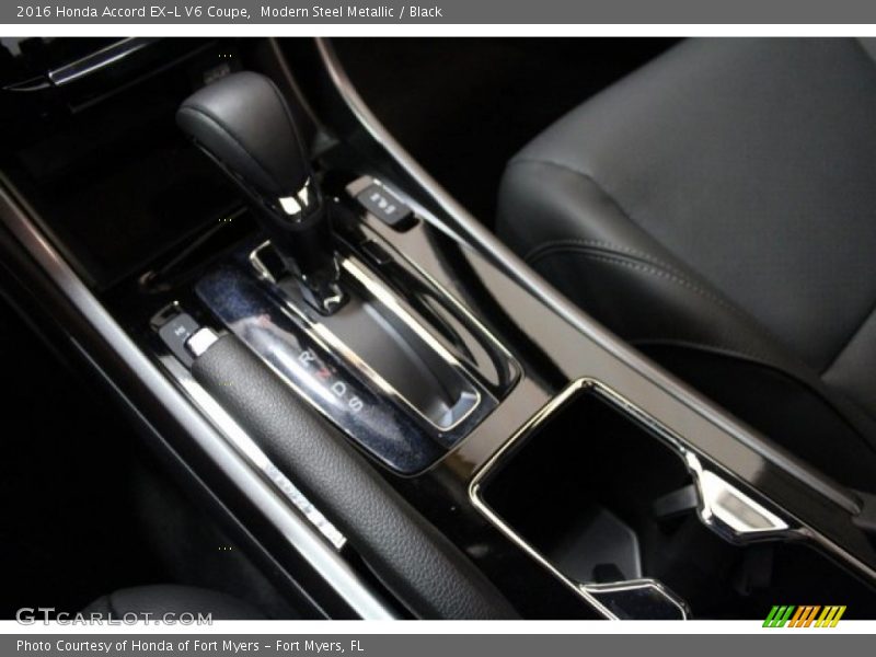 Modern Steel Metallic / Black 2016 Honda Accord EX-L V6 Coupe