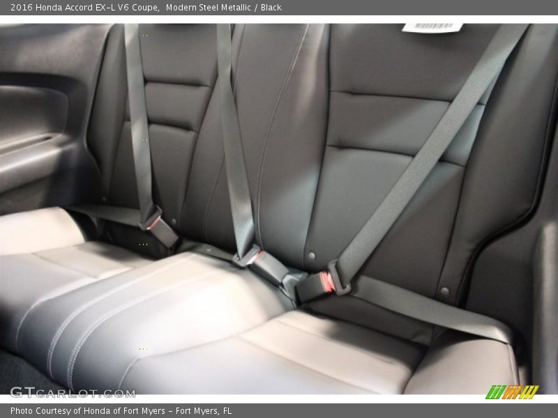 Modern Steel Metallic / Black 2016 Honda Accord EX-L V6 Coupe