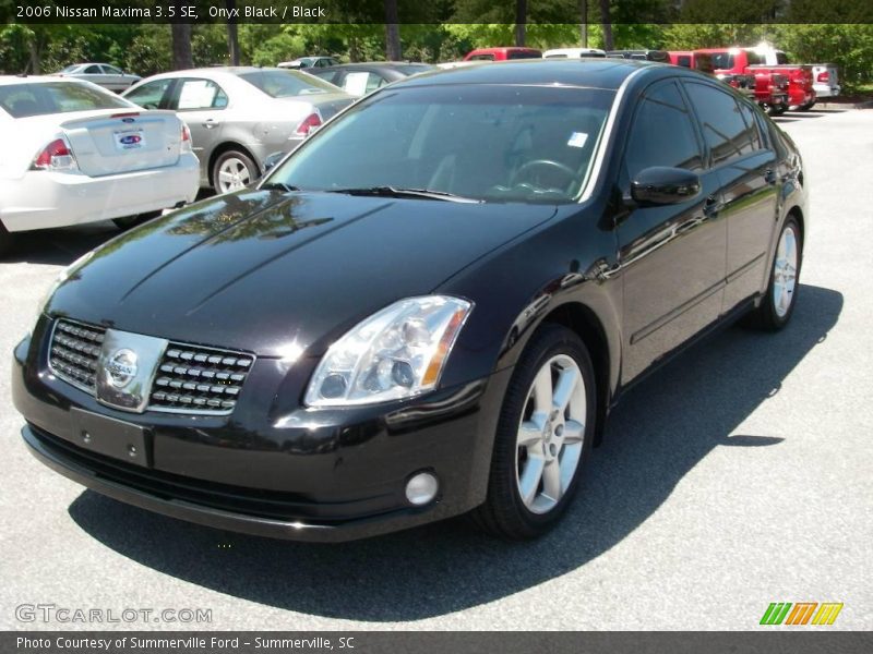 Onyx Black / Black 2006 Nissan Maxima 3.5 SE