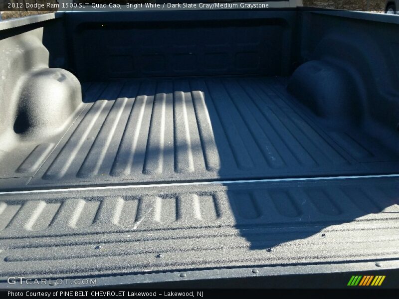 Bright White / Dark Slate Gray/Medium Graystone 2012 Dodge Ram 1500 SLT Quad Cab