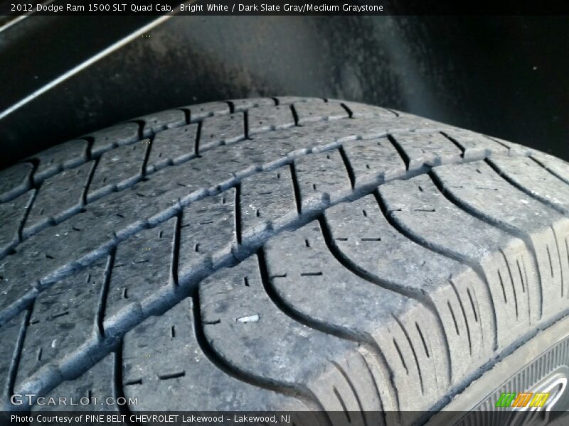Bright White / Dark Slate Gray/Medium Graystone 2012 Dodge Ram 1500 SLT Quad Cab