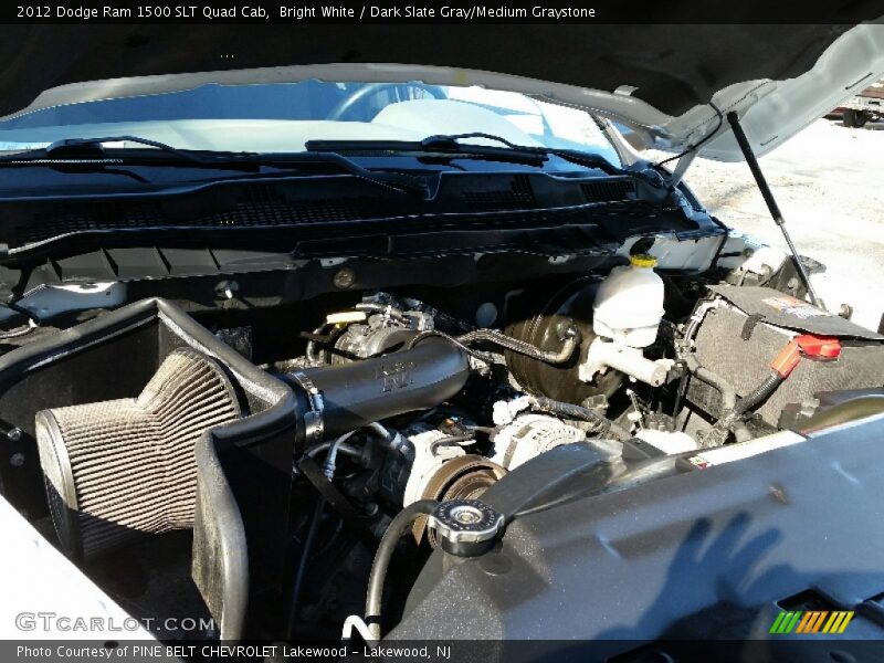 Bright White / Dark Slate Gray/Medium Graystone 2012 Dodge Ram 1500 SLT Quad Cab