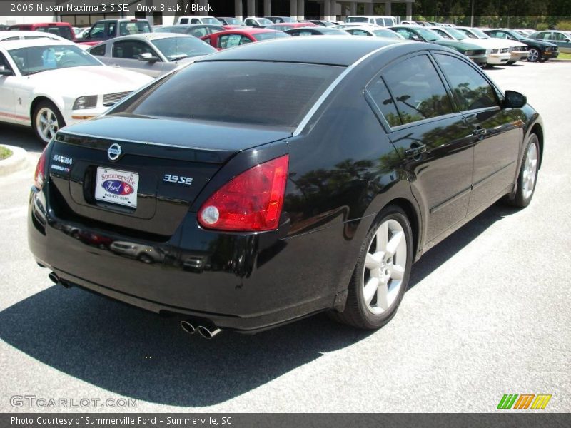 Onyx Black / Black 2006 Nissan Maxima 3.5 SE