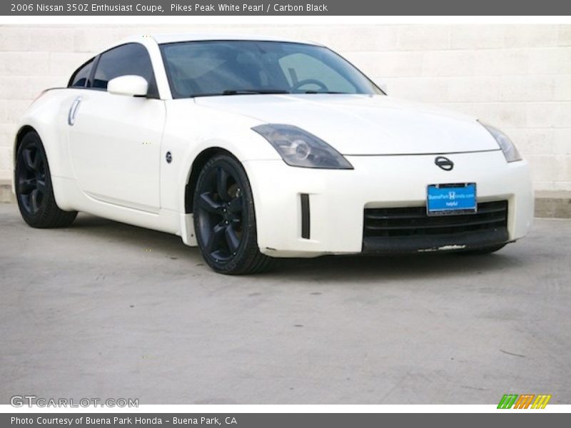 Pikes Peak White Pearl / Carbon Black 2006 Nissan 350Z Enthusiast Coupe
