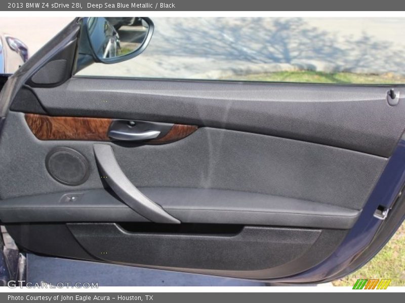 Deep Sea Blue Metallic / Black 2013 BMW Z4 sDrive 28i