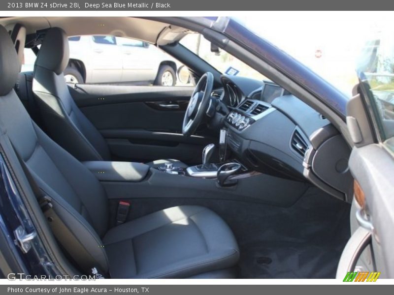 Deep Sea Blue Metallic / Black 2013 BMW Z4 sDrive 28i