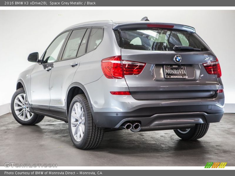 Space Grey Metallic / Black 2016 BMW X3 xDrive28i