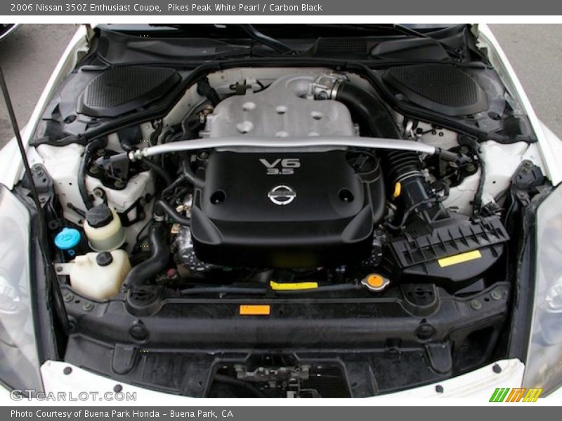 Pikes Peak White Pearl / Carbon Black 2006 Nissan 350Z Enthusiast Coupe