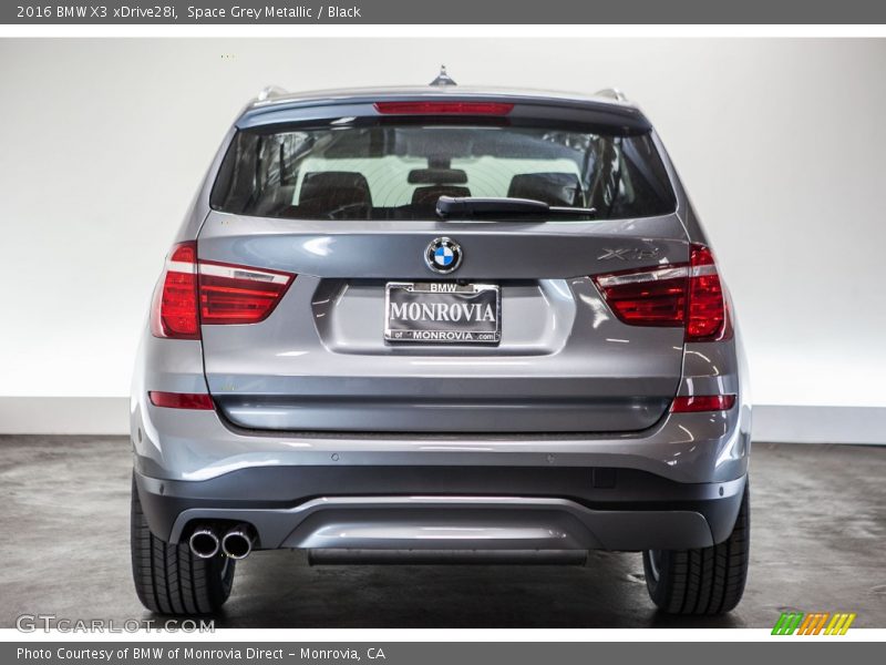 Space Grey Metallic / Black 2016 BMW X3 xDrive28i