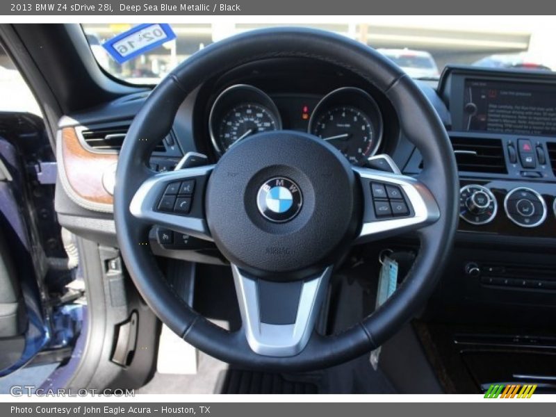 Deep Sea Blue Metallic / Black 2013 BMW Z4 sDrive 28i