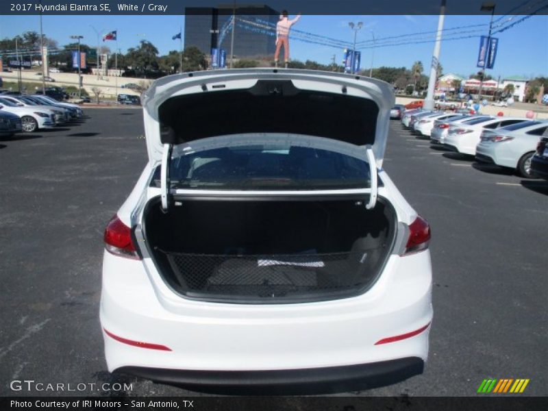 White / Gray 2017 Hyundai Elantra SE