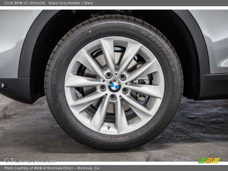 Space Grey Metallic / Black 2016 BMW X3 xDrive28i