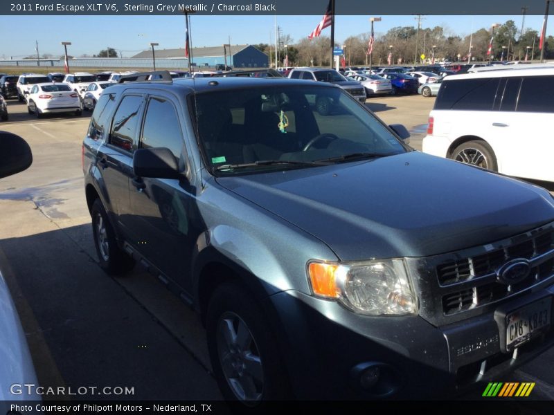 Sterling Grey Metallic / Charcoal Black 2011 Ford Escape XLT V6
