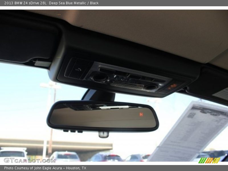 Deep Sea Blue Metallic / Black 2013 BMW Z4 sDrive 28i