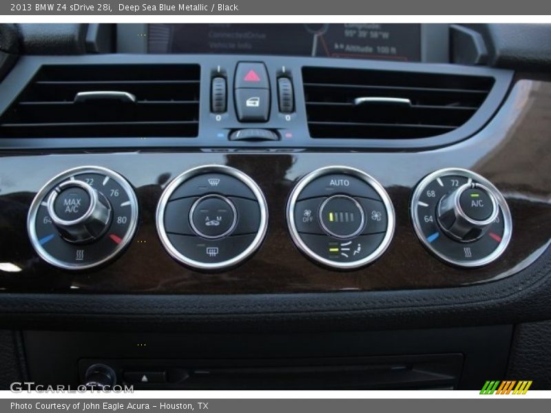 Deep Sea Blue Metallic / Black 2013 BMW Z4 sDrive 28i