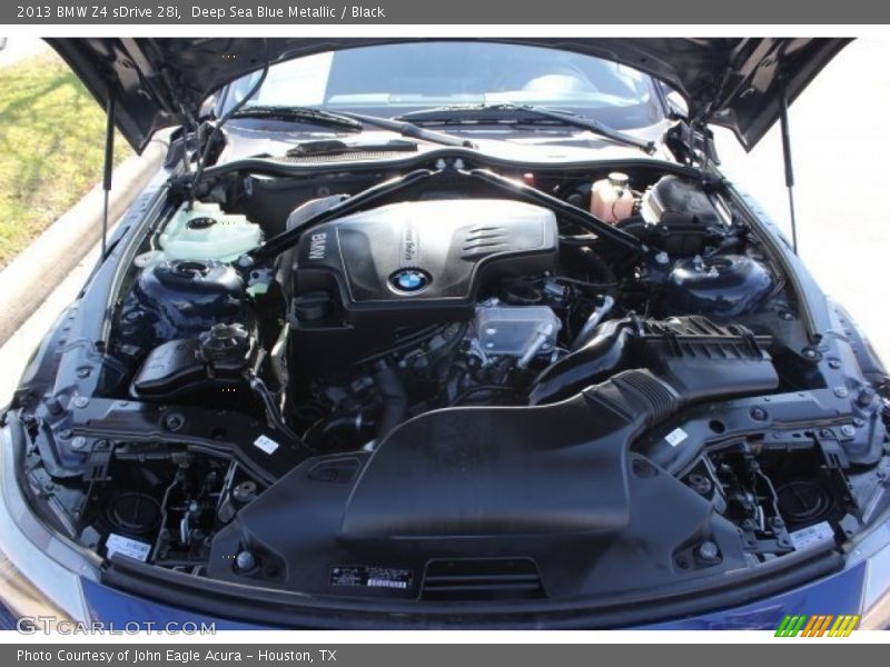 Deep Sea Blue Metallic / Black 2013 BMW Z4 sDrive 28i