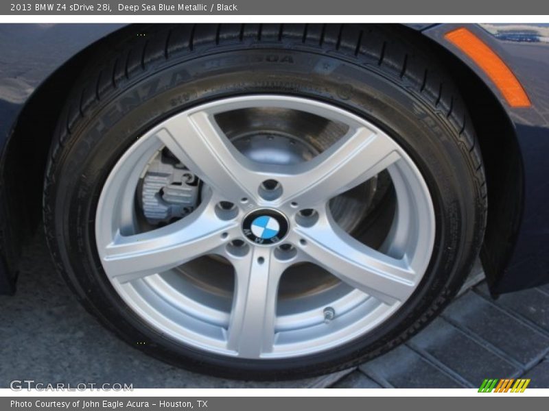 Deep Sea Blue Metallic / Black 2013 BMW Z4 sDrive 28i