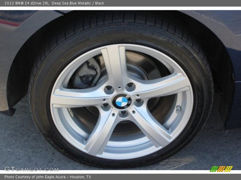Deep Sea Blue Metallic / Black 2013 BMW Z4 sDrive 28i