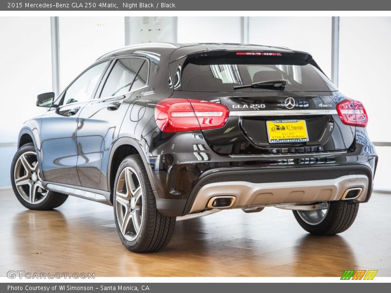 Night Black / Black 2015 Mercedes-Benz GLA 250 4Matic
