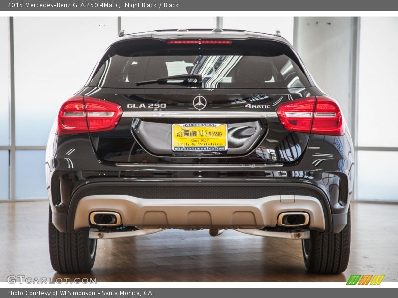 Night Black / Black 2015 Mercedes-Benz GLA 250 4Matic