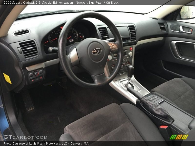 Newport Blue Pearl / Off Black 2009 Subaru Outback 2.5i Special Edition Wagon