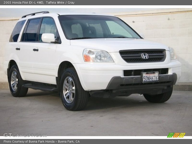 Taffeta White / Gray 2003 Honda Pilot EX-L 4WD