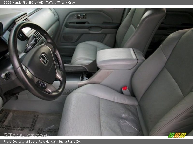 Taffeta White / Gray 2003 Honda Pilot EX-L 4WD