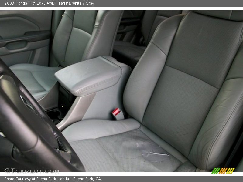 Taffeta White / Gray 2003 Honda Pilot EX-L 4WD