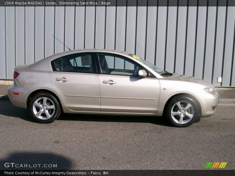 Shimmering Sand Mica / Beige 2004 Mazda MAZDA3 i Sedan