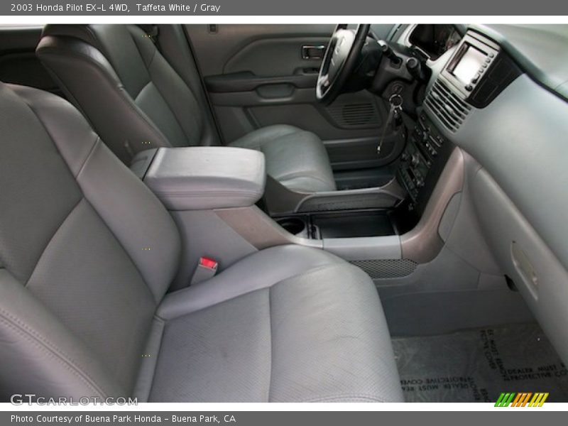 Taffeta White / Gray 2003 Honda Pilot EX-L 4WD