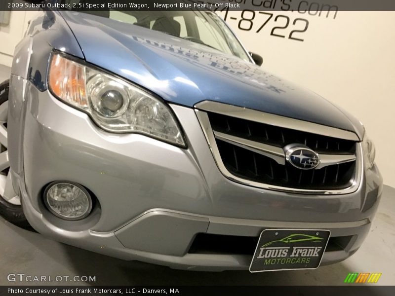 Newport Blue Pearl / Off Black 2009 Subaru Outback 2.5i Special Edition Wagon