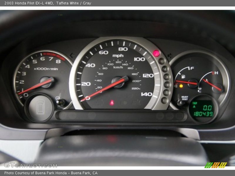 Taffeta White / Gray 2003 Honda Pilot EX-L 4WD