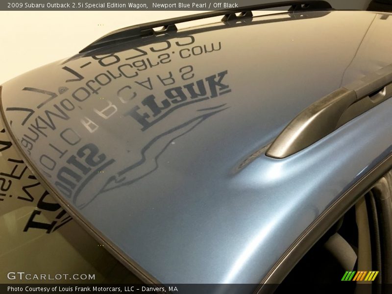Newport Blue Pearl / Off Black 2009 Subaru Outback 2.5i Special Edition Wagon