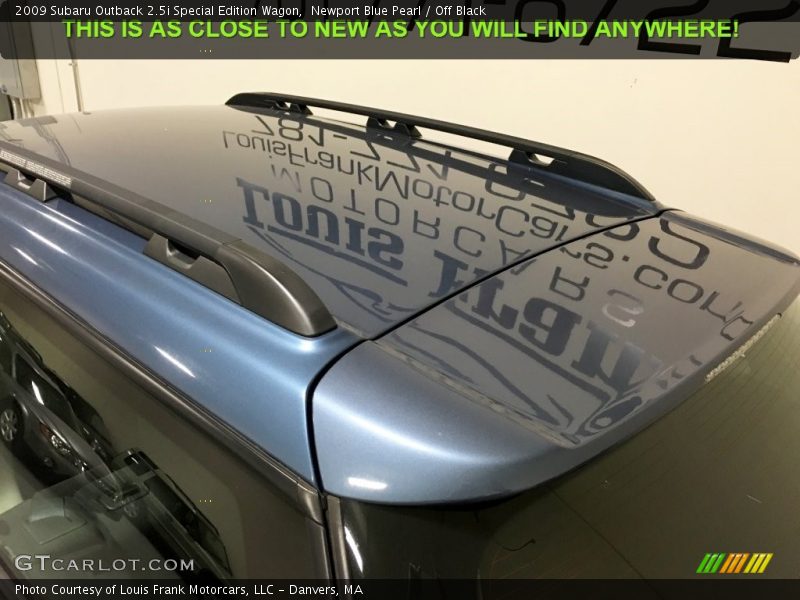 Newport Blue Pearl / Off Black 2009 Subaru Outback 2.5i Special Edition Wagon