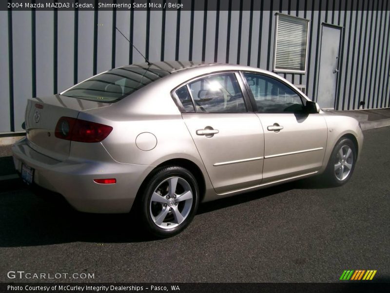 Shimmering Sand Mica / Beige 2004 Mazda MAZDA3 i Sedan