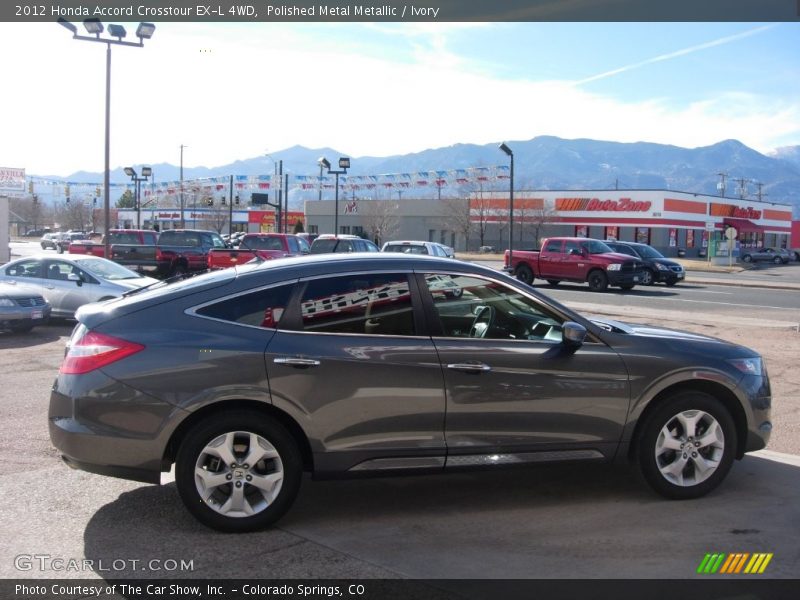 Polished Metal Metallic / Ivory 2012 Honda Accord Crosstour EX-L 4WD