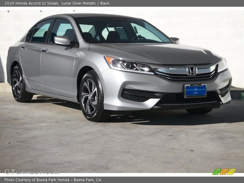 Lunar Silver Metallic / Black 2016 Honda Accord LX Sedan