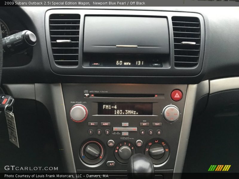 Newport Blue Pearl / Off Black 2009 Subaru Outback 2.5i Special Edition Wagon