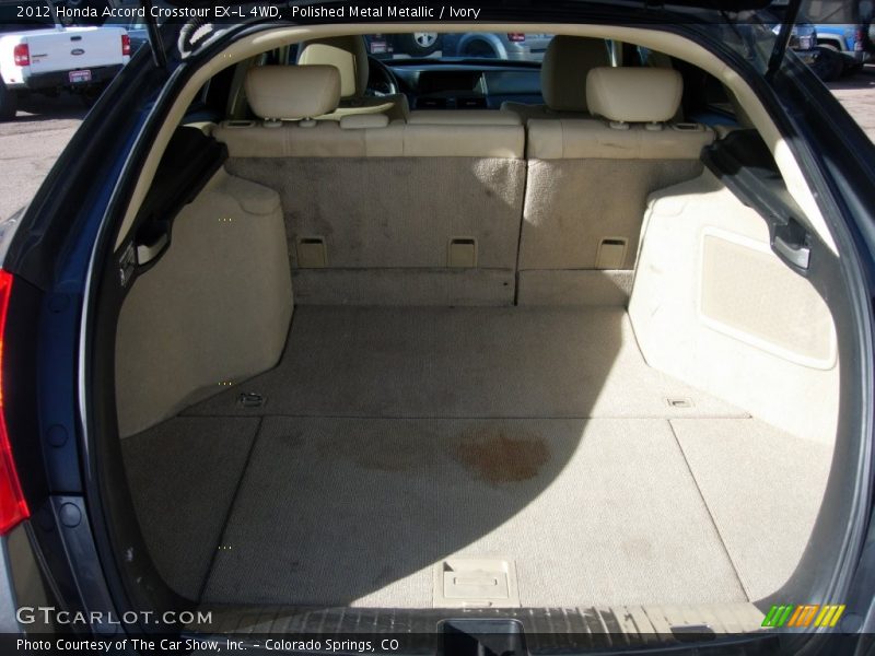 Polished Metal Metallic / Ivory 2012 Honda Accord Crosstour EX-L 4WD