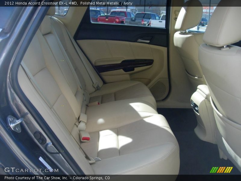 Polished Metal Metallic / Ivory 2012 Honda Accord Crosstour EX-L 4WD