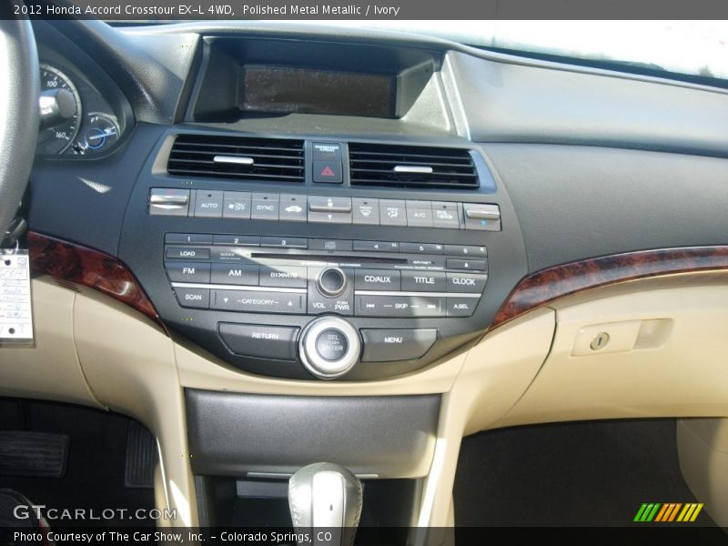 Polished Metal Metallic / Ivory 2012 Honda Accord Crosstour EX-L 4WD