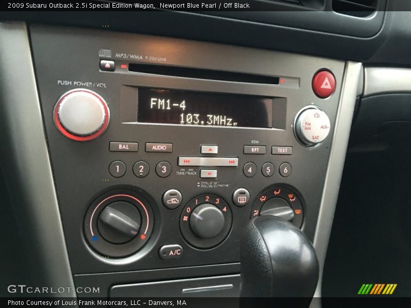 Newport Blue Pearl / Off Black 2009 Subaru Outback 2.5i Special Edition Wagon