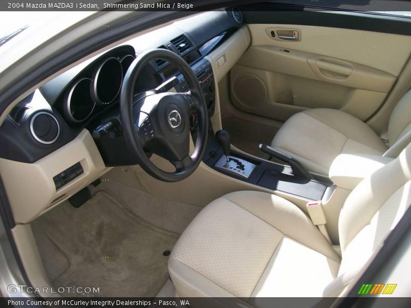 Shimmering Sand Mica / Beige 2004 Mazda MAZDA3 i Sedan